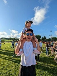 子供と休日を満喫するTさん