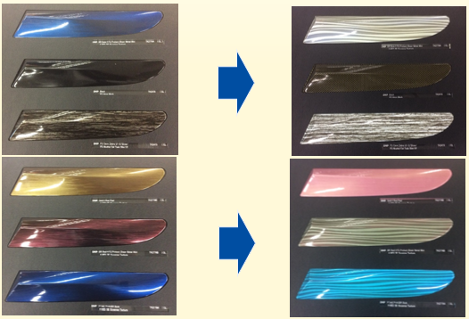 Backlit decorative film