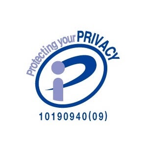 The PrivacyMark®, which indicates compliance with the JIS Q 15001 (10190940(09)) Personal Information Protection Management System - Requirements (Open in a new window)