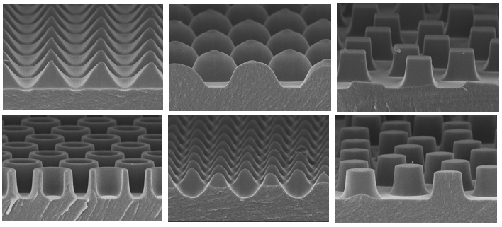 Micro-Structures on Large Size Film/Substrate