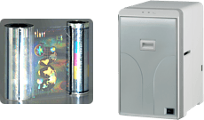 Image of laminator unit and laminate media