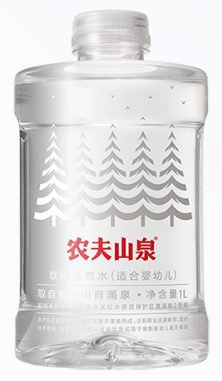Nongfu Spring 1-L infant mineral-water PET bottle produced on DNP’s aseptic line
